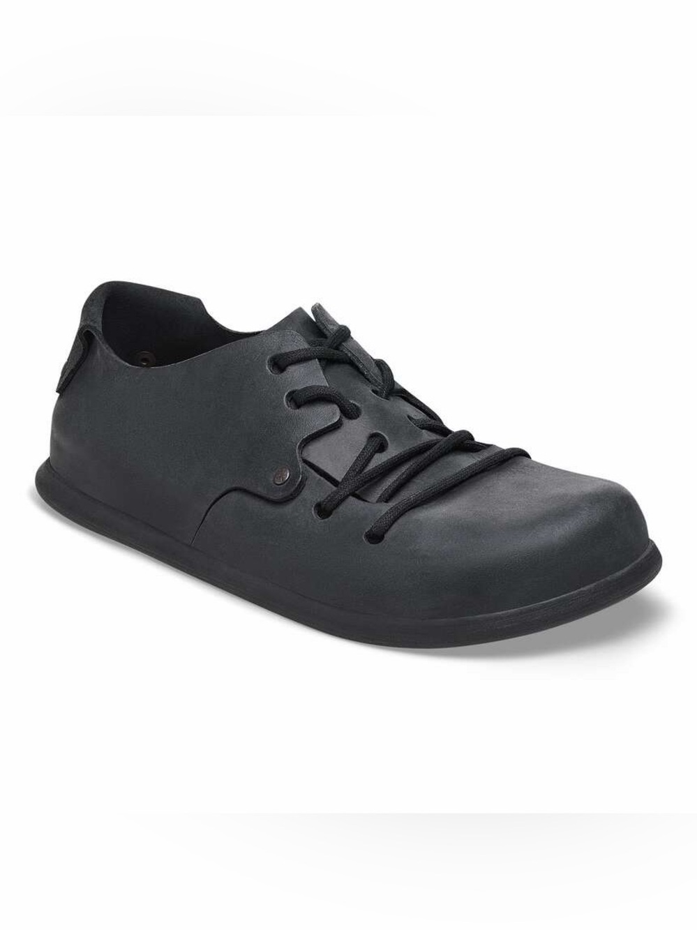 Birkenstock Montana Casual Lace-Up Shoe Black Oiled Leather. NWOT. 41 N Unisex